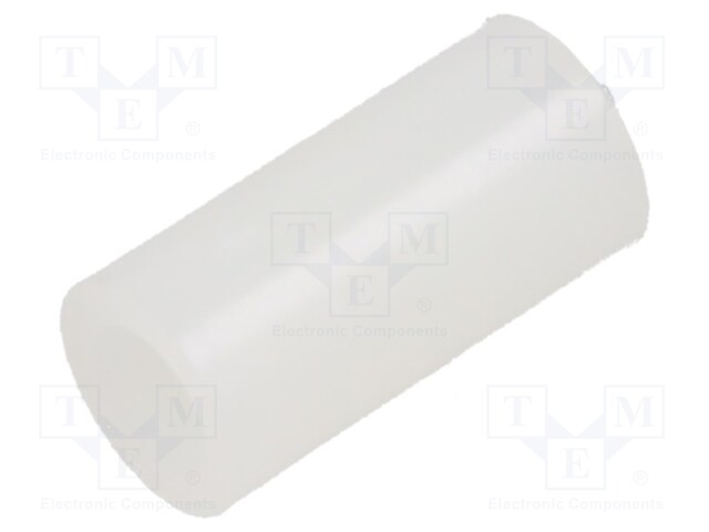 Spacer sleeve; polyamide; L: 12.7mm; Øout: 6.35mm; Øint: 2.59mm