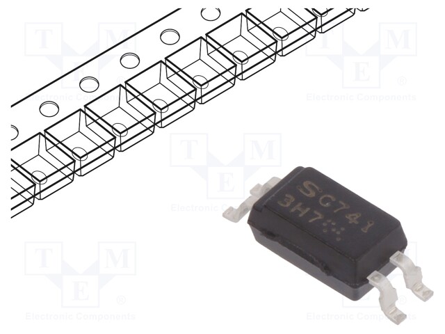 Optocoupler; SMD; Channels: 1; Out: transistor; Uinsul: 2.5kV