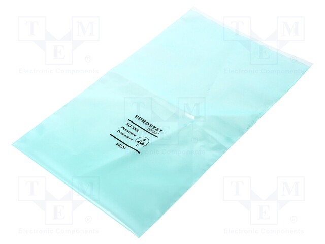 Protection bag; ESD; L: 254mm; W: 152mm; D: 75um; Features: open