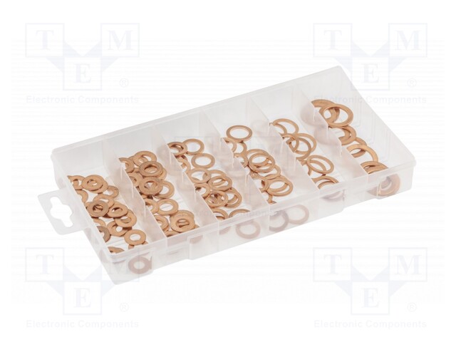 Copper pads; copper; 110pcs.