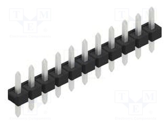 Connector: pin strips; pin header; male; PIN: 11; 2.54mm; THT; 1x11