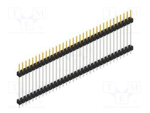Connector: pin strips; pin header; male; PIN: 34; 2.54mm; THT; 1x34