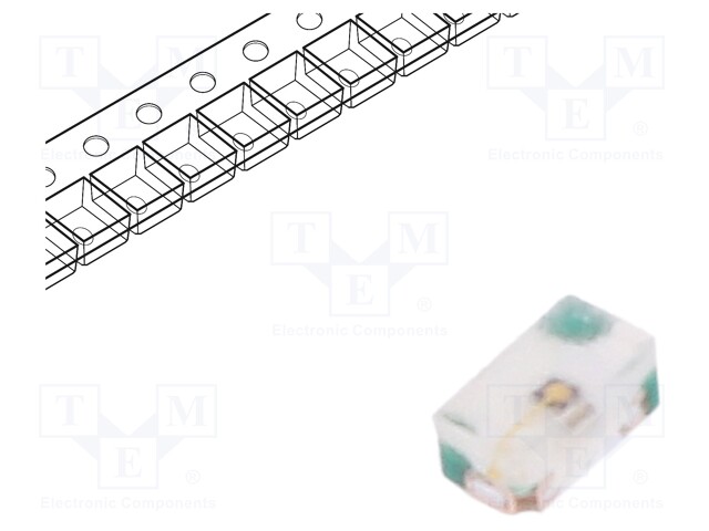 LED; SMD; 0402; red; 140°; 48mW