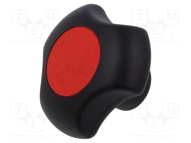 Knob; Ø: 40mm; Int.thread: M6; 13.5mm; H: 25mm; technopolymer PA