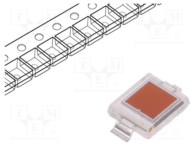 PIN IR photodiode; 400-900nm; 60°; Mounting: SMD; 0.1nA