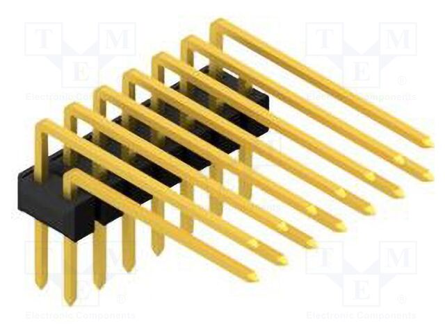Connector: pin strips; pin header; male; PIN: 14; 2.54mm; THT; 2x7