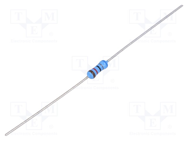 Resistor: thin film; THT; 68kΩ; 600mW; ±5%; Ø2.5x6.5mm; 50ppm/°C