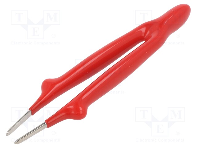 Tweezers; Blade tip shape: flat; Tweezers len: 145mm; universal