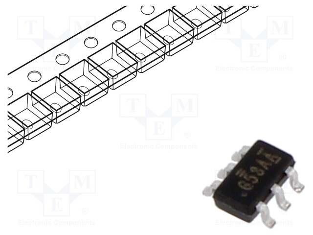 IC: analog switch; SPST-NC; Channels: 1; TSOP6; 7÷36/4.5÷20V