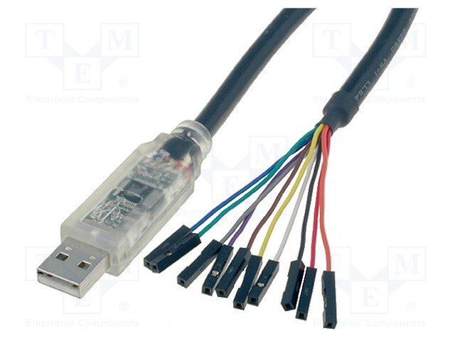 Module: cable integrated; MPSSE,USB; 0.5m; 3,3VDC