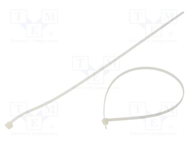 Cable tie; multi use; L: 400mm; W: 4.6mm; polyamide; 216N; natural