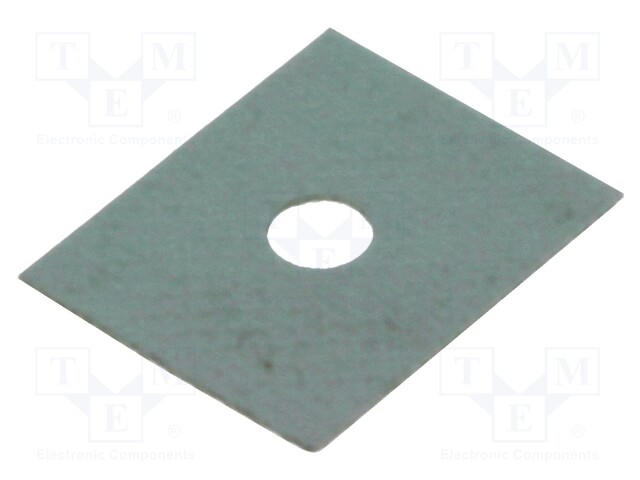 Heat transfer pad: silicone; TO126; 0.45K/W; L: 11mm; W: 9mm; 6.5kV