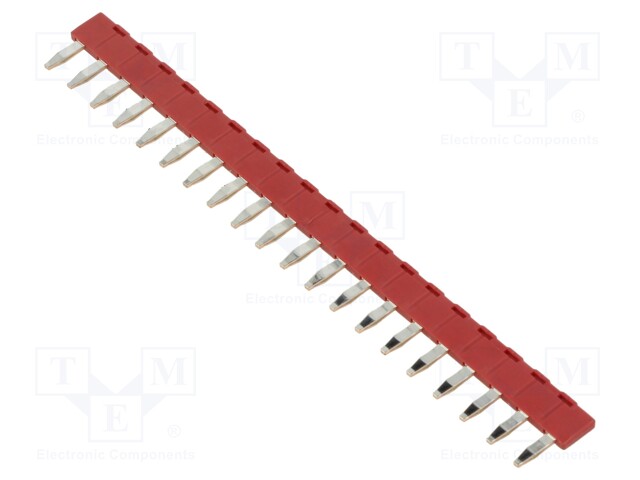 Connection bridge; PIN: 20; 32A; Series: G2RV-ST; red