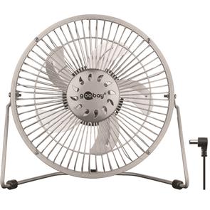 8 Inch Desktop USB fan, silver