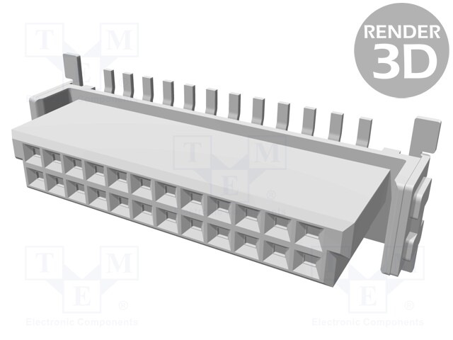 Connector: PCB to PCB; female; PIN: 24; 1.27mm; Series: har-flex