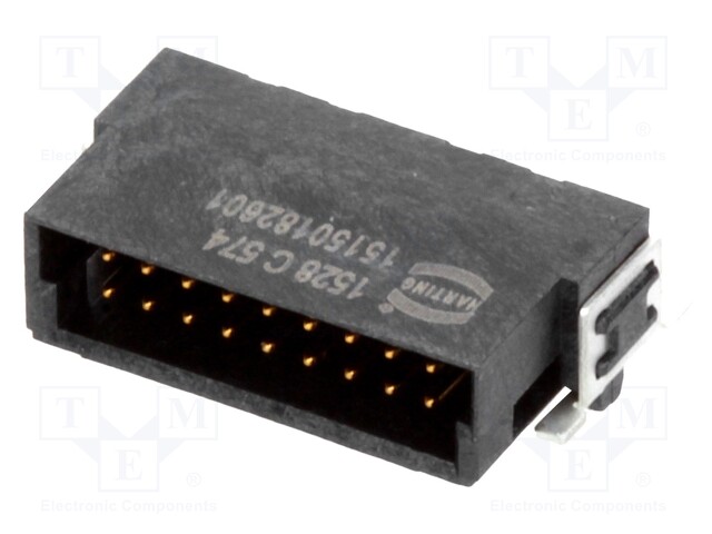 Connector: PCB to PCB; male; PIN: 18; 1.27mm; Series: har-flex; 2.3A