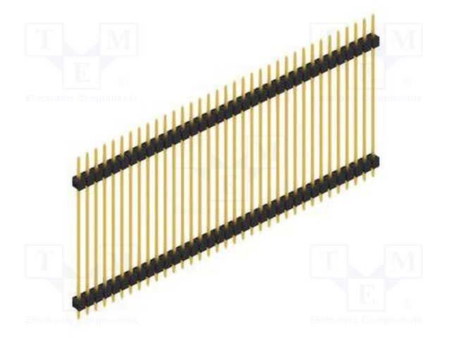 Connector: pin strips; pin header; male; PIN: 35; 2.54mm; THT; 1x35