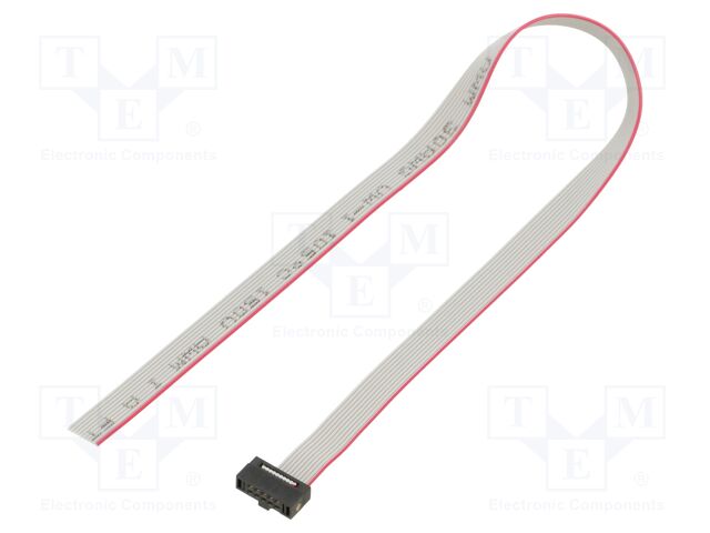 Ribbon cable with IDC connectors; Tape ph: 0.64mm; 254mm