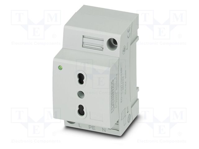 Connector: AC supply; socket; female; 16A; PIN: 3; screw terminal