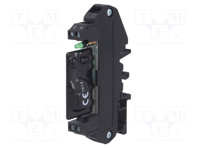 Relay: solid state; Ucntrl: 3÷10VDC; 10A; 1÷60VDC; DIN; -30÷80°C