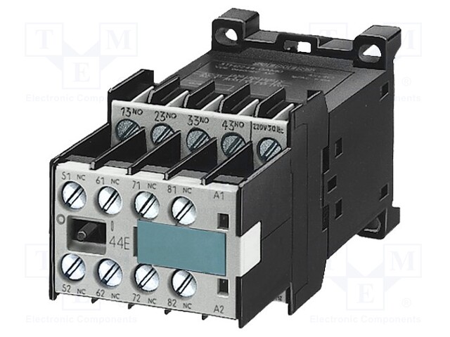 Contactor: 8-pole; NC x2 + NO x6; 24VDC; 4A; DIN; screw terminals