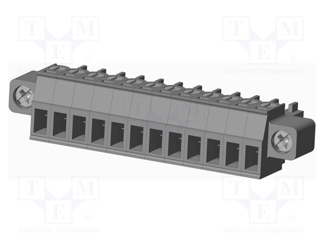 Connector: pluggable terminal block; plug; female; straight; grey