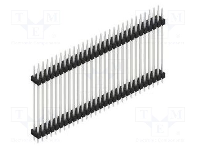 Connector: pin strips; pin header; male; PIN: 58; 2.54mm; THT; 2x29