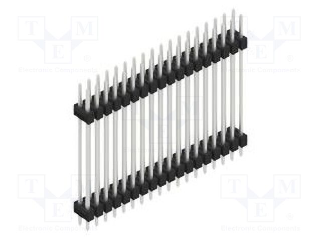 Connector: pin strips; pin header; male; PIN: 36; 2.54mm; THT; 2x18