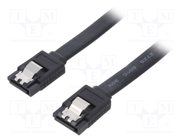 Cable: SATA; SATA plug,both sides; 0.5m; V: SATA III