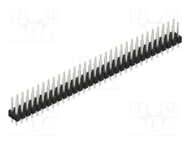 Connector: pin strips; pin header; male; PIN: 64; 2.54mm; THT; 2x32