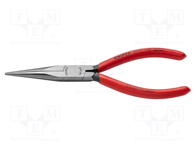 Pliers; flat,elongated,telephone; 160mm