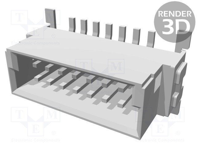 Connector: PCB to PCB; male; PIN: 14; 1.27mm; Series: har-flex; 2.3A