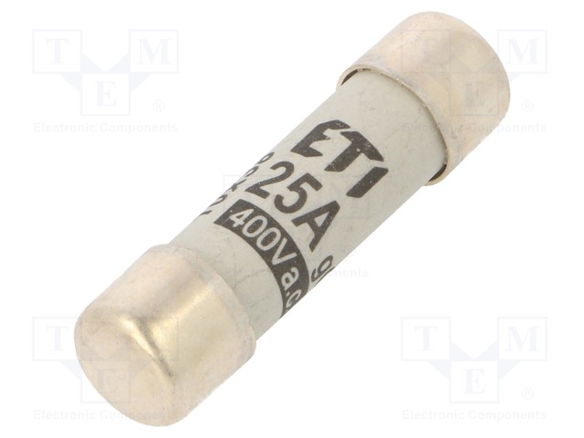 Fuse: fuse; gG; 25A; 400VAC; cylindrical; 10,3x38mm