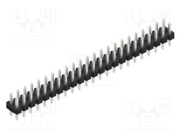 Connector: pin strips; pin header; male; PIN: 46; 2.54mm; THT; 2x23