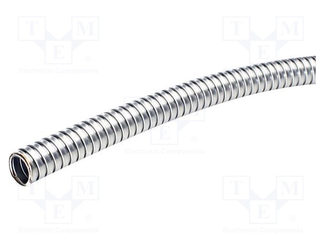 Protective tube; ØBraid : 10mm; stainless steel; -100÷400°C; IP40