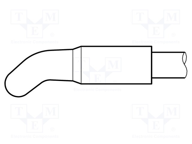 Tip; bent conical; 3.9mm; longlife