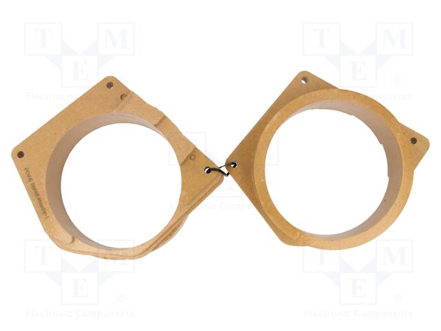 Spacer ring; MDF; 165mm; BMW; impregnated,varnished; 2pcs.