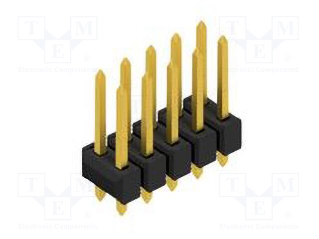 Connector: pin strips; pin header; male; PIN: 10; 2.54mm; THT; 2x5