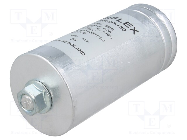 Capacitor: polypropylene; one phase; Q@50Hz: 3.33kVAR; 525VAC