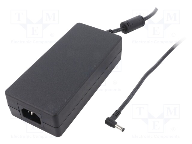Power supply: switched-mode; 24VDC; 6.66A; Out: 5,5/2,1; 160W; 92%