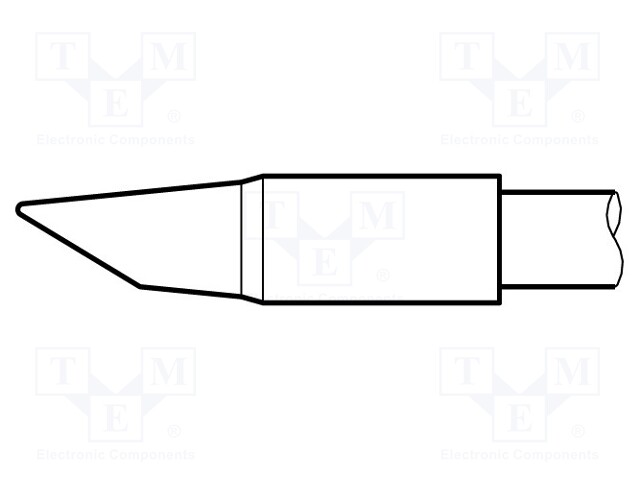 Tip; conical sloped; 3.5mm; longlife