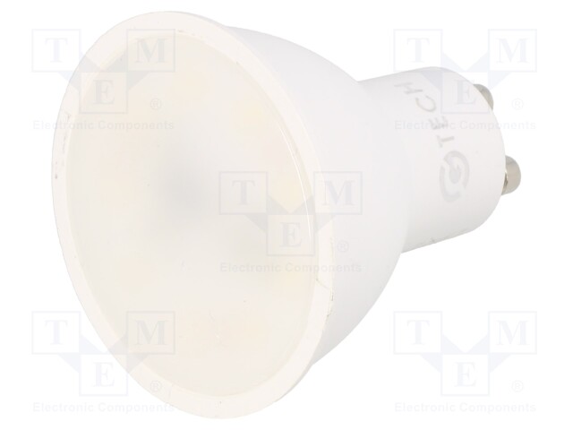 LED lamp; cool white; GU10; 230VAC; 410lm; 4.9W; 120°; 6400K