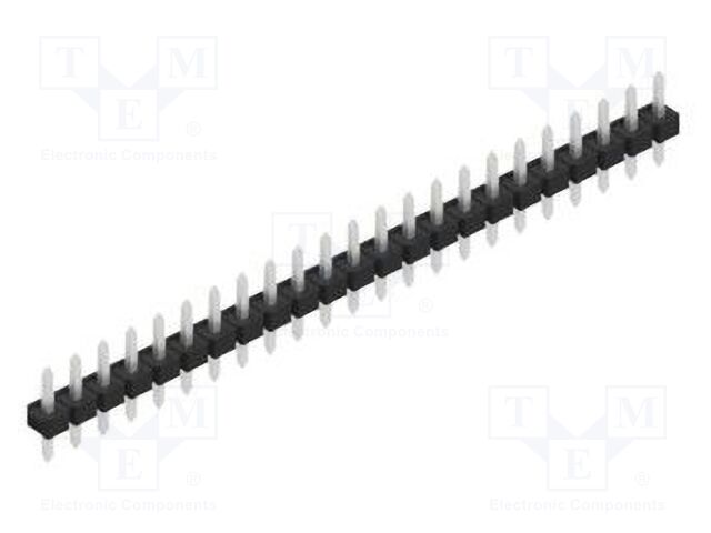 Connector: pin strips; pin header; male; PIN: 23; 2.54mm; THT; 1x23