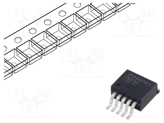 IC: PMIC; DC/DC converter; Uin: 4÷40VDC; Uout: 3.3VDC; 3A; TO263-5
