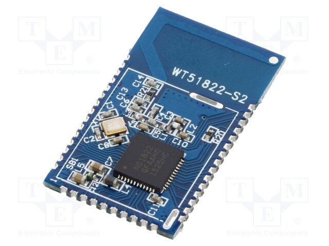 Module: Bluetooth Low Energy; GPIO,I2C,SPI,SWD,UART; SMD