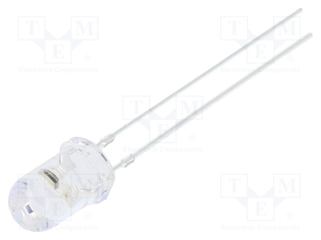 LED; 5mm; yellow; 5800÷6500mcd; 30°; 3÷5V; 20mA; Variant: blinking