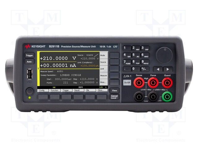 Source-measure unit; LCD 4,3" 6,5 digits; Channels: 1; 210V