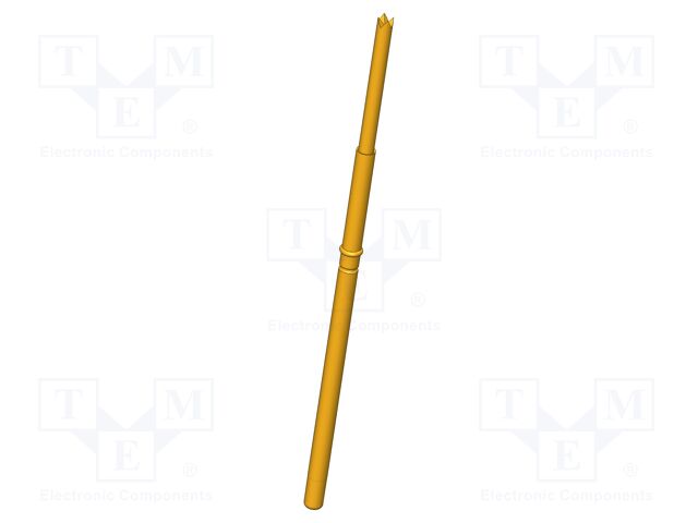 Test needle; Operational spring compression: 8mm; 5A; Ø: 1.3mm