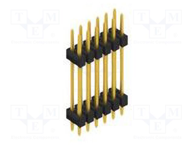 Connector: pin strips; pin header; male; PIN: 12; 2.54mm; THT; 2x6