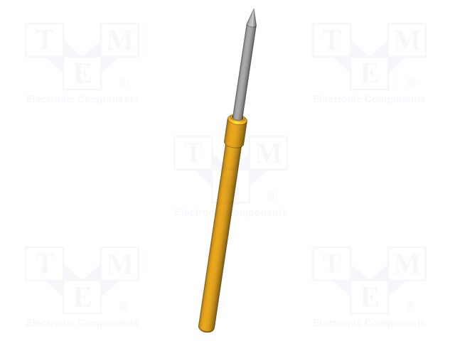 Test needle; Operational spring compression: 8mm; 5A; Ø: 1mm; 1.5N